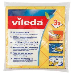Vileda All-Purpose Cloths 3 Pieces