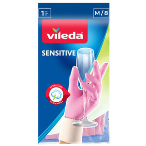 Vileda Gloves Sensitive Medium
