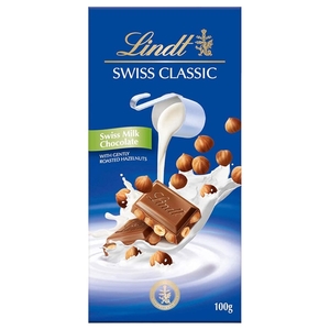 Lindt Swiss Classic Milk Hazelnut 100G