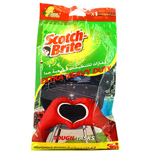 3M Gloves Ex Heavy Duty Small +2Sponge Free