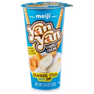 Meiji Yan Yan Biscuit Snack With Vanilla Dip 57G