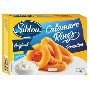 Siblou Frozen Calamare Rings Breaded 400G