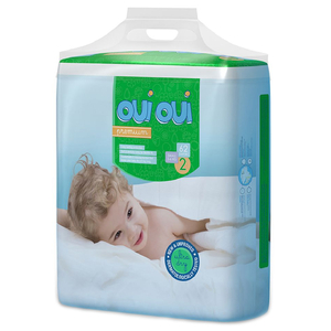 Oui Oui Diapers Size 2 3-6Kg 62 Pieces