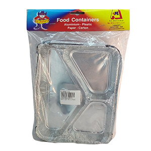 Boudy Aluminium Tray 3 Parts 6 Pieces