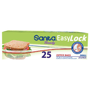 Sanita Easy Lock Small 25 Bags