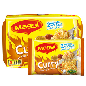 Maggi 2 Minute Curry 79G X5