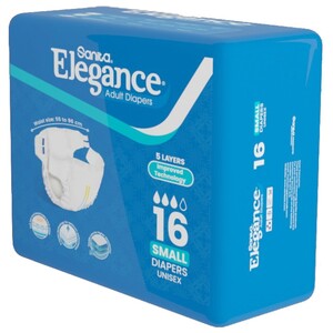 Elegance Adult Diapers Small 16 Pieces
