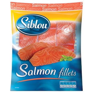 Siblou Frozen Salmon Fillets 450G
