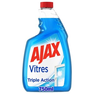 Ajax Glass Cleaner Triple Action 750Ml
