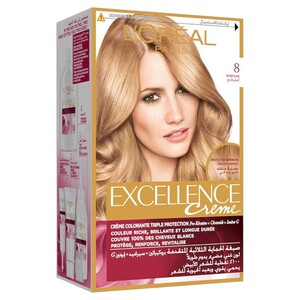 L'oreal Excellence Creme Hair Color Blonde Clair 8