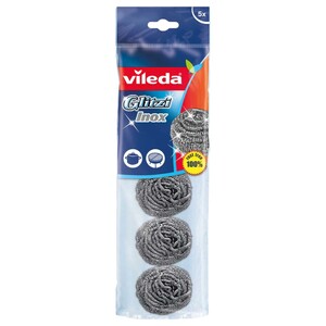 Vileda Scourer Inox Spiral 5 Pieces