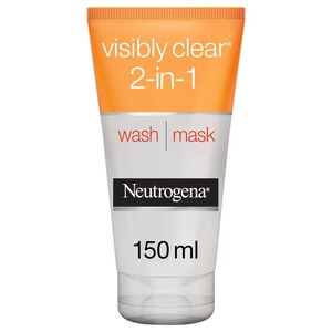 Neutrogena Visibly Clear 2In1 Wash/Mask 150Ml