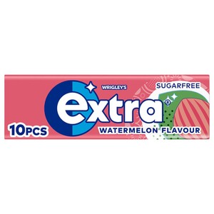 Wrigley's Extra Gum Watermelon Sugar Free 10 Pieces 14G