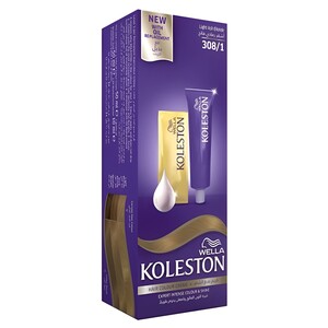 Koleston Hair Color Light Ash Blonde 308/1 60Ml