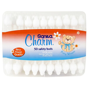 Sanita Charm Baby Safety Buds 50 Pieces