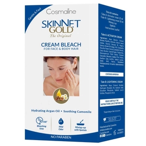 Cosmaline Skinnet Gold Cream Bleach Argan Oil And Camomille 30Ml