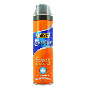 Bic Shaving Foam Sensitive 250Ml Comfort