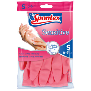Spontex Gloves Sensitive 6/6.5 Small