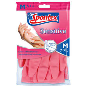 Spontex Gloves Sensitive 7/7.5 Medium