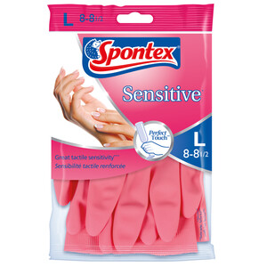 Spontex Gloves Sensitive 8/8.5 Large