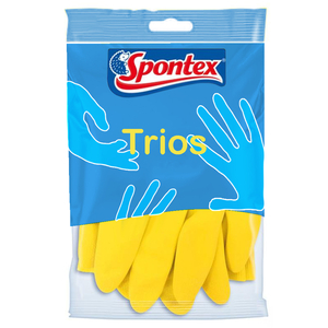 Spontex Gloves Trios 6/6.5 Small