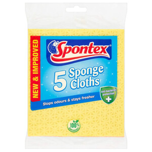 Spontex Sponge Cloth 5 Pieces