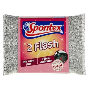 Spontex 2 Flash Pads Scourer