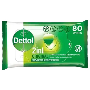 Dettol Wipes 80 Sheets