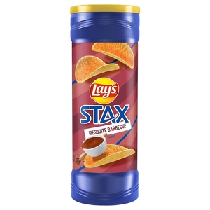 Lay's Stax Potato Chips Mesquite Barbecue 155G