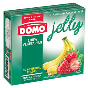 Domo Jelly Strawberry & Banana Vegetable 85G