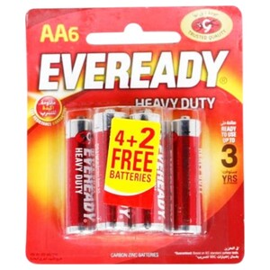 Eveready Aa Hd 1015 Bp6 (4+2)