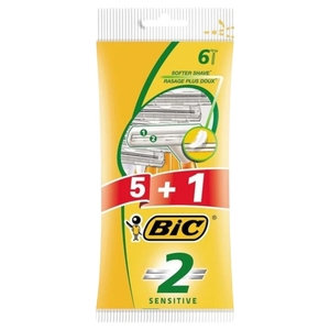 Bic Sensitive 2 6 Pieces