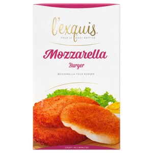 L'exquis Frozen Mozzarella Burger 400G