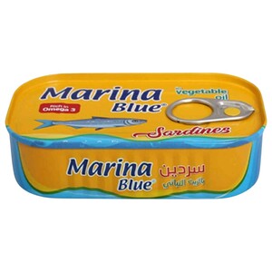 Marina Blue Sardines In Vegetable Oil 125G