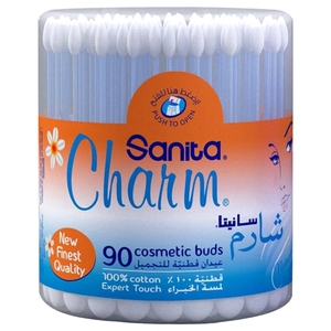 Sanita Charm Cotton Buds 90 Pieces