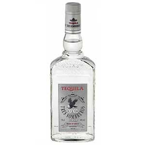 Tres Somberos Tequila Silver 70Cl