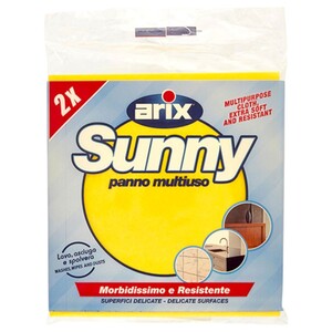 Arix Sunny Multipurpose Cloth In Yellow 2 Pieces