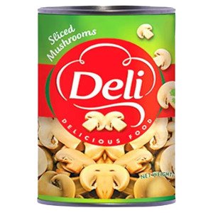 Deli Mushrooms Sliced 800G