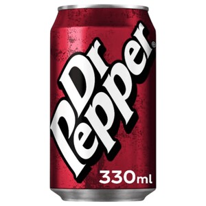 Dr Pepper Soft Drink 330Ml
