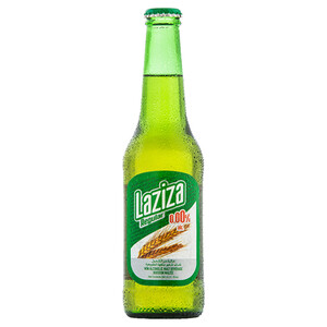 Laziza Malt Drink Non Alcoholic Plain Bottle 33Cl
