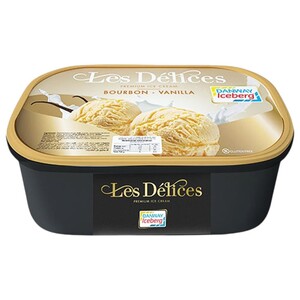 Iceberg Les Délices Ice Cream Vanille Bourbon 2L