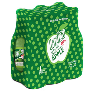 Laziza Malt Drink Non Alcoholic Apple 33Cl X6