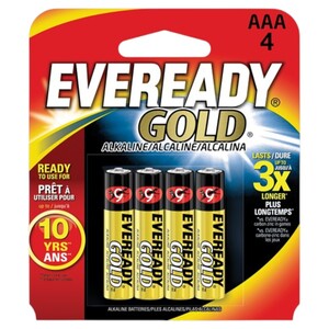 Eveready Gold Bp4 Aaa 4 Pieces