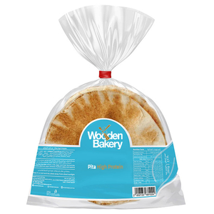 Wooden Bakery Pita Bread High Protein 7 Loaves 400G