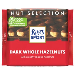 Ritter Sport Dark Chocolate Hazelnut 100G