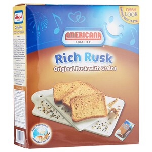 Americana Rich Rusk Original With Grains 385G