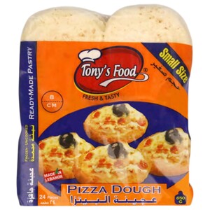 Tony's Food Frozen Pizza Dough Small Size 24 Pieces 650G
