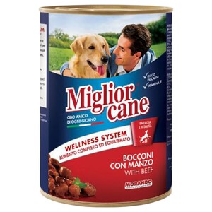 Miglior Cane Bocconi Con Manzo 405G