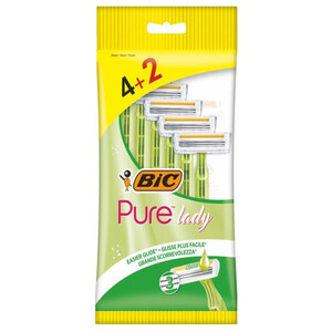 Bic Pure 3 Lady Razors 4+2 Pieces