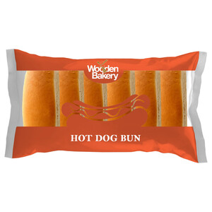 Wooden Pain Au Lait Hot Dog 350G